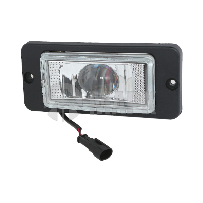 35.3743-01 LENS - Фара противотуманная ЕВРО КАМАЗ (рестайл.) 1 LED LENS 12/24В 15W светодиодная (AMP разъем)